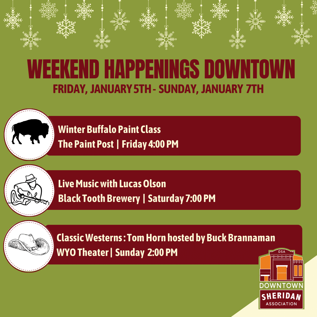 WEEKEND HAPPENINGS | JANUARY 5TH – JANUARY 7TH