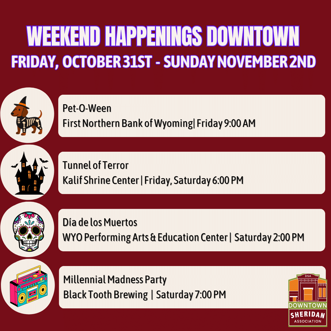 WEEKEND HAPPENINGS | OCTOBER 31 – NOVEMBER 2