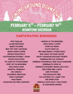 Gnome Around Downtown @ Downtown Sheridan